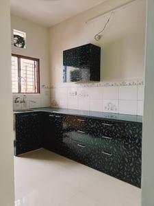 Kitchen Image of 1050 Sq.ft 2 BHK Builder Floor for rent in Mahalakshmi Nagar Indore for Rs. 16000