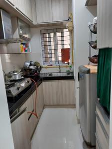 Kitchen Image of 650 Sq.ft 1.5 BHK Apartment / Flat for rent in Embassy Residency, Perumbakkam Chennai for Rs. 16000