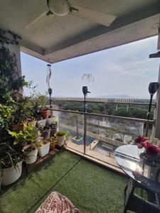 Balcony Image of 1545 Sq.ft 2.5 BHK Apartment / Flat for sale in  Palm Beach Society, Nerul Navi Mumbai for Rs. 59000000