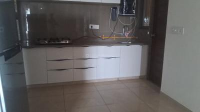Kitchen Image of 1845 Sq.ft 3 BHK Apartment / Flat for rent in Avikam Giriraj, Zundal Ahmedabad for Rs. 33000