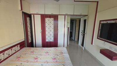 Bedroom Image of 1295 Sq.ft 3 BHK Apartment / Flat for rent in Radha Residency, Borivali East Mumbai for Rs. 75000