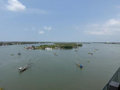 Balcony Image of 2098 Sq.ft 3 BHK Apartment / Flat for sale in Prestige Neptunes Courtyard, Marine Drive Kochi for Rs. 28200000