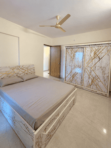 Bedroom Image of 1417 Sq.ft 3 BHK Apartment / Flat for rent in Shriram Nysa, Dhanori Pune for Rs. 36000