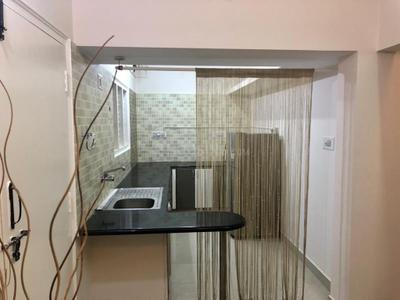 Kitchen Image of 630 Sq.ft 1 BHK Builder Floor for rent in Murugeshpalya Bengaluru for Rs. 29000