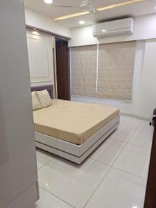Bedroom Image of 1400 Sq.ft 3 BHK Apartment / Flat for rent in Adani Amogha, Shantigram Ahmedabad for Rs. 55000