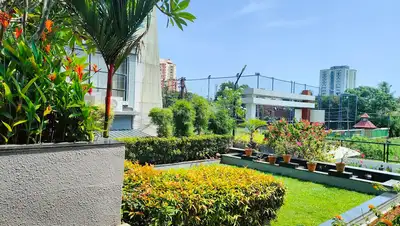 Balcony Image of 2112 Sq.ft 3 BHK Apartment / Flat for sale in Mather El Castillo, Elamkulam Kochi for Rs. 20000000