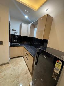 Kitchen Image of 760 Sq.ft 1 BHK Apartment / Flat for rent in Said-Ul-Ajaib New Delhi for Rs. 20000