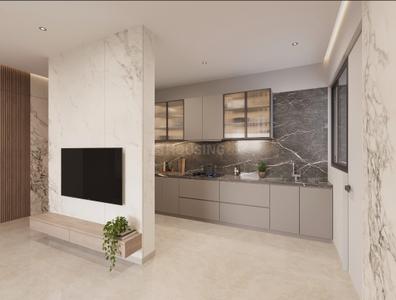 Kitchen Image of 2313 Sq.ft 3 BHK Apartment / Flat for sale in B R Ekayan, Zundal Ahmedabad for Rs. 9600000