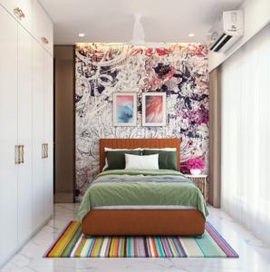 Bedroom Image of 650 Sq.ft 1 BHK Builder Floor for sale in Radha Krishna Residency, Palghar Mumbai for Rs. 3000000