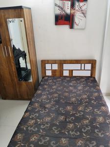 Bedroom Image of 612 Sq.ft 2 BHK Apartment / Flat for rent in Vaishno Devi Circle Ahmedabad for Rs. 25000