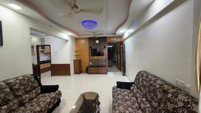 Living Room Image of 1250 Sq.ft 2 BHK Apartment / Flat for rent in Beverly Park, Nerul Navi Mumbai for Rs. 80000