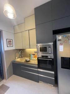 Kitchen Image of 1400 Sq.ft 3 BHK Apartment / Flat for rent in Rustomjee Paramount, Santacruz West Mumbai for Rs. 390000