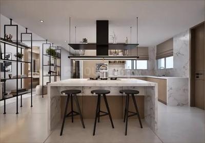 Kitchen Image of 2600 Sq.ft 4 BHK Apartment / Flat for sale in Mantra One Residences by Burgundy, Mundhwa Pune for Rs. 37500000