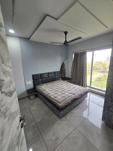 Bedroom Image of 1300 Sq.ft 3 BHK Apartment / Flat for rent in Vaishnodevi Kingston, Pal Gam Surat for Rs. 52000