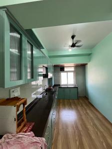 Kitchen Image of 450 Sq.ft 1 BHK Apartment / Flat for rent in Parth Lakeview, Dighe Thane for Rs. 40000