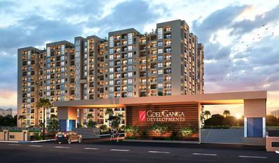 Image of 1380 Sq.ft 3 BHK Apartment / Flat for sale in Goel Ganga Newtown Phase 2, Dhanori, Pune for Rs. 10500000