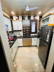 Kitchen Image of 1800 Sq.ft 3 BHK Builder Floor for rent in Kirti Nagar New Delhi for Rs. 60000