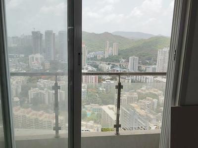 Balcony Image of 1050 Sq.ft 2 BHK Apartment / Flat for rent in Rosa Manhattan, Hiranandani Estate Thane for Rs. 45000