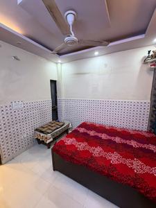 Bedroom Image of 550 Sq.ft 1 BHK Builder Floor for rent in Uttam Nagar New Delhi for Rs. 15000