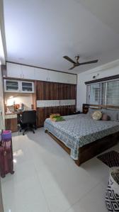 Bedroom Image of 1740 Sq.ft 3 BHK Apartment / Flat for rent in Gowra Green Living, Manikonda Hyderabad for Rs. 50000