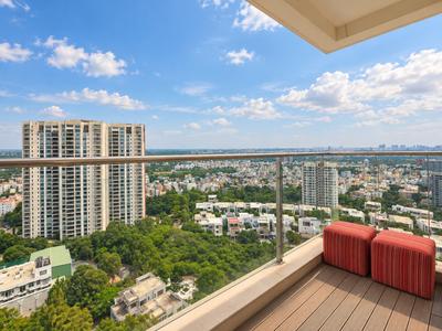 Balcony Image of 4041 Sq.ft 4 BHK Apartment / Flat for rent in Prestige White Meadows, Whitefield Bengaluru for Rs. 300000