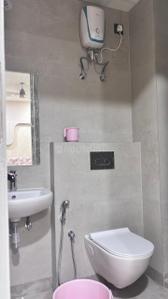 Bathroom Image of 1300 Sq.ft 2 BHK Apartment / Flat for rent in Ambey Gateway, Chinar Park Kolkata for Rs. 41000