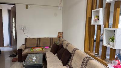 Living Room Image of 1530 Sq.ft 3 BHK Apartment / Flat for rent in Aatrey Ivaan 2, Nana Chiloda Ahmedabad for Rs. 25000