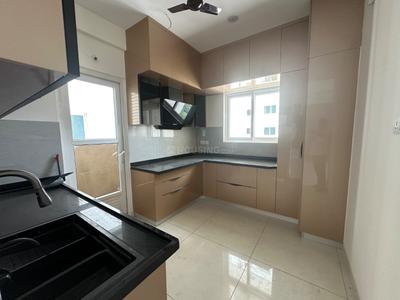 Kitchen Image of 1733 Sq.ft 3 BHK Apartment / Flat for rent in Aparna Zenon, Puppalaguda Hyderabad for Rs. 75000