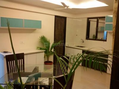 Kitchen Image of 1550 Sq.ft 3 BHK Apartment / Flat for sale in Kanha City, Sayajipura Vadodara for Rs. 3775000