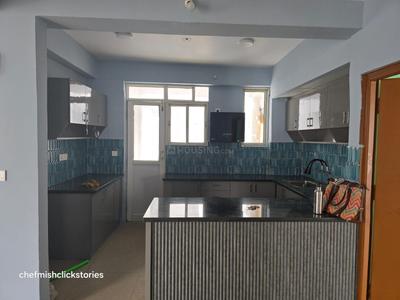 Kitchen Image of 2062 Sq.ft 4 BHK Apartment / Flat for rent in AWHO Sandeep Vihar, K R Puram Bengaluru for Rs. 55000