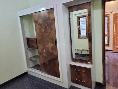 Bedroom Image of 1200 Sq.ft 2 BHK Builder Floor for rent in Alkola Shivamogga for Rs. 15000