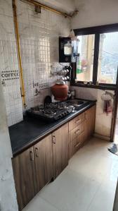 Kitchen Image of 900 Sq.ft 1 RK Apartment / Flat for sale in Sai Green Valley, Ghuma Ahmedabad for Rs. 3600000