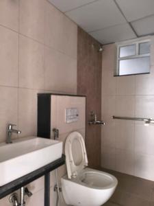 Common Bathroom Image of 775 Sq.ft 2 BHK Apartment / Flat for rent in Godrej Hillside 1, Mahalunge Pune for Rs. 27000