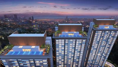 Image of 970 Sq.ft 2 BHK Apartment / Flat for sale in Godrej Exquisite, Thane West, Thane for Rs. 15000000