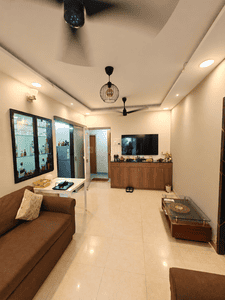 Living Room Image of 600 Sq.ft 1 BHK Apartment / Flat for rent in Andheri West Mumbai for Rs. 59999