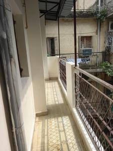 Balcony Image of 700 Sq.ft 1 BHK Apartment / Flat for rent in Double Storey Apartments, Chittaranjan Park New Delhi for Rs. 28000