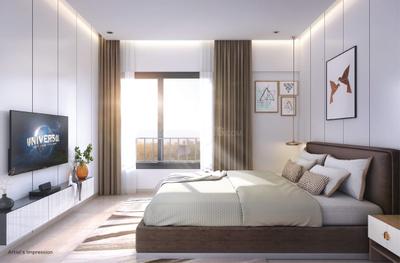 Bedroom Image of 580 Sq.ft 1 BHK Apartment / Flat for sale in Shapoorji Pallonji Joyville Hadapsar Annexe Phase 1, Shewalewadi Pune for Rs. 5700000