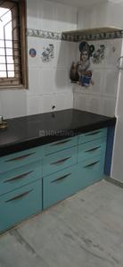 Kitchen Image of 900 Sq.ft 1 BHK Independent House for rent in B R Patel Meghdhanush Society, Old Padra Road Vadodara for Rs. 10500