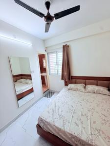 Bedroom Image of 650 Sq.ft 1 BHK Builder Floor for rent in S.G. Palya Bengaluru for Rs. 28000