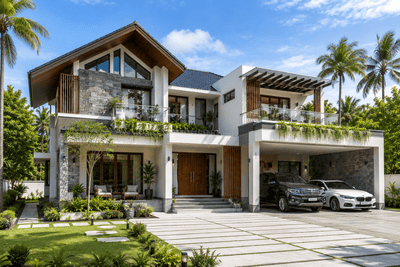 Building Image of 2500 Sq.ft 3 BHK Villa for sale in Naikkanal Thrissur for Rs. 19500000