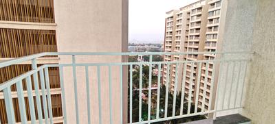 Balcony Image of 750 Sq.ft 1 BHK Apartment / Flat for rent in Central Paark, Jagtap Nagar Nashik for Rs. 14000