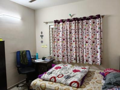 Bedroom Image of 750 Sq.ft 1 BHK Apartment / Flat for rent in Shriram Sameeksha, Singapura Bengaluru for Rs. 25000