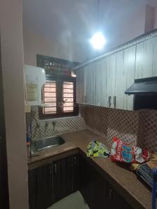 Kitchen Image of 450 Sq.ft 1 BHK Builder Floor for rent in Uttam Nagar New Delhi for Rs. 12310