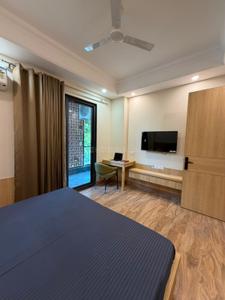 Bedroom Image of 630 Sq.ft 1 BHK Independent House for rent in Sector 46 Gurgaon for Rs. 40000