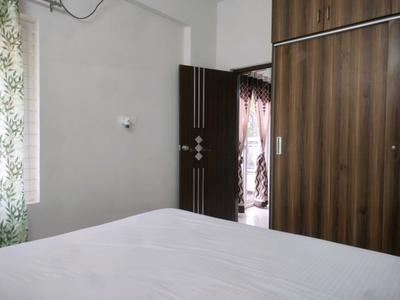 Bedroom Image of 1100 Sq.ft 2 BHK Independent House for rent in Domlur Layout Bengaluru for Rs. 80000