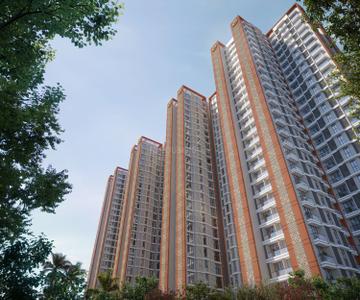 Image of 1350 Sq.ft 3 BHK Apartment / Flat for sale in Saket Oyster Saket City, Kalyan East, Kalyan for Rs. 8000000