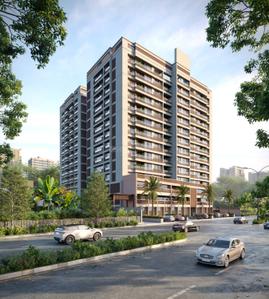 Image of 2205 Sq.ft 3 BHK Apartment / Flat for sale in Kesari Hilltown Lavish, Raysan, Gandhinagar for Rs. 9800000