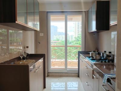 Kitchen Image of 735 Sq.ft 1 BHK Apartment / Flat for sale in Tharwanis Sky View, Kharghar Navi Mumbai for Rs. 7000000