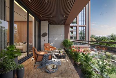 Balcony Image of 1750 Sq.ft 4 BHK Apartment / Flat for sale in Aristo The Regal, Vaishno Devi Circle Ahmedabad for Rs. 15745000