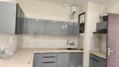 Kitchen Image of 1500 Sq.ft 2 BHK Builder Floor for rent in Hajiwala Jaipur for Rs. 15000